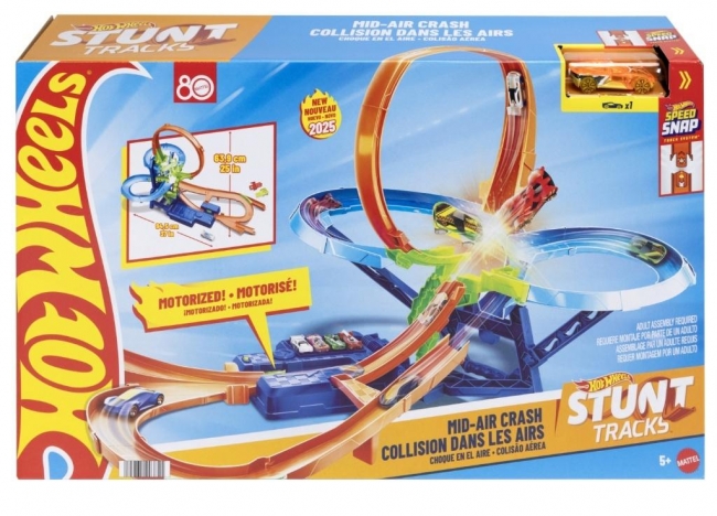 <img src='https://webimage.pl/pics/841/3/d0194735293841.jpg' style='height:440px' /> Hot Wheels Stunt Tracks Mir-Air Crash +auto 1:64