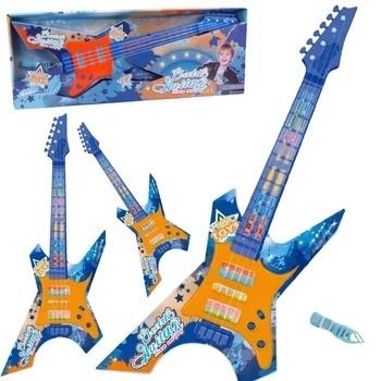 Gitara basowa niebieska
