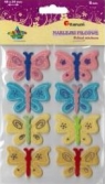 Dodatek dekoracyjny Craft-fun naklejka filc motyle (113-0048)