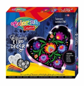 Kids Creative zestaw świecąca ozdoba "Etno" (36841PTR)