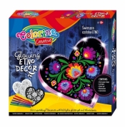 Kids Creative zestaw świecąca ozdoba "Etno" (36841PTR)