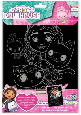 Wydrapywanka kreatywna Koci Domek Gabi