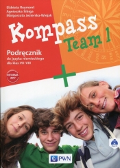 Kompass Team 1 Podręcznik do języka niemieckiego dla klas 7-8 z płytą CD - Elżbieta Reymont, Agnieszka Sibiga, Małgorzata Jezierska-Wiejak
