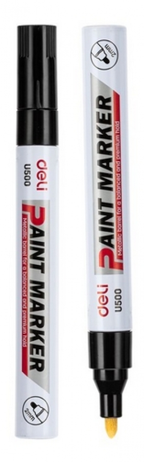 Marker olejowy 2mm - czarny, 1 szt