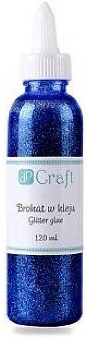 Brokat w kleju, 120 ml - dark blue (DPBK-006)