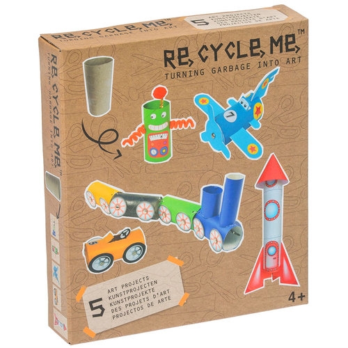 Re-Cycle-Me Zestaw Kreatywny Pociąg 5 zabawek