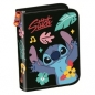 Piórnik dwuklapkowy bez wyposażenia - Stitch Black Aloha