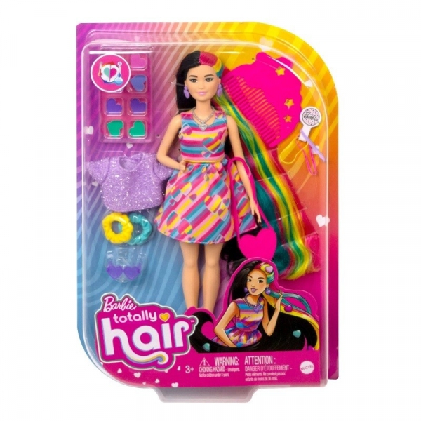 Lalka Barbie Totally Hair Serca (HCM87/HCM90)