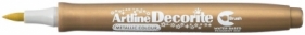 Marker specjalistyczny Artline metaliczny decorite, złoty pędzelek końcówka (AR-035 9 6)