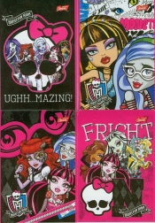 Notatnik A7 Monster High w kratkę - <br />