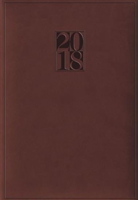 Terminarz 2018 A5 print - czekoladowy