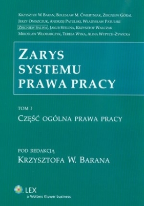 Zarys systemu prawa pracy Tom 1