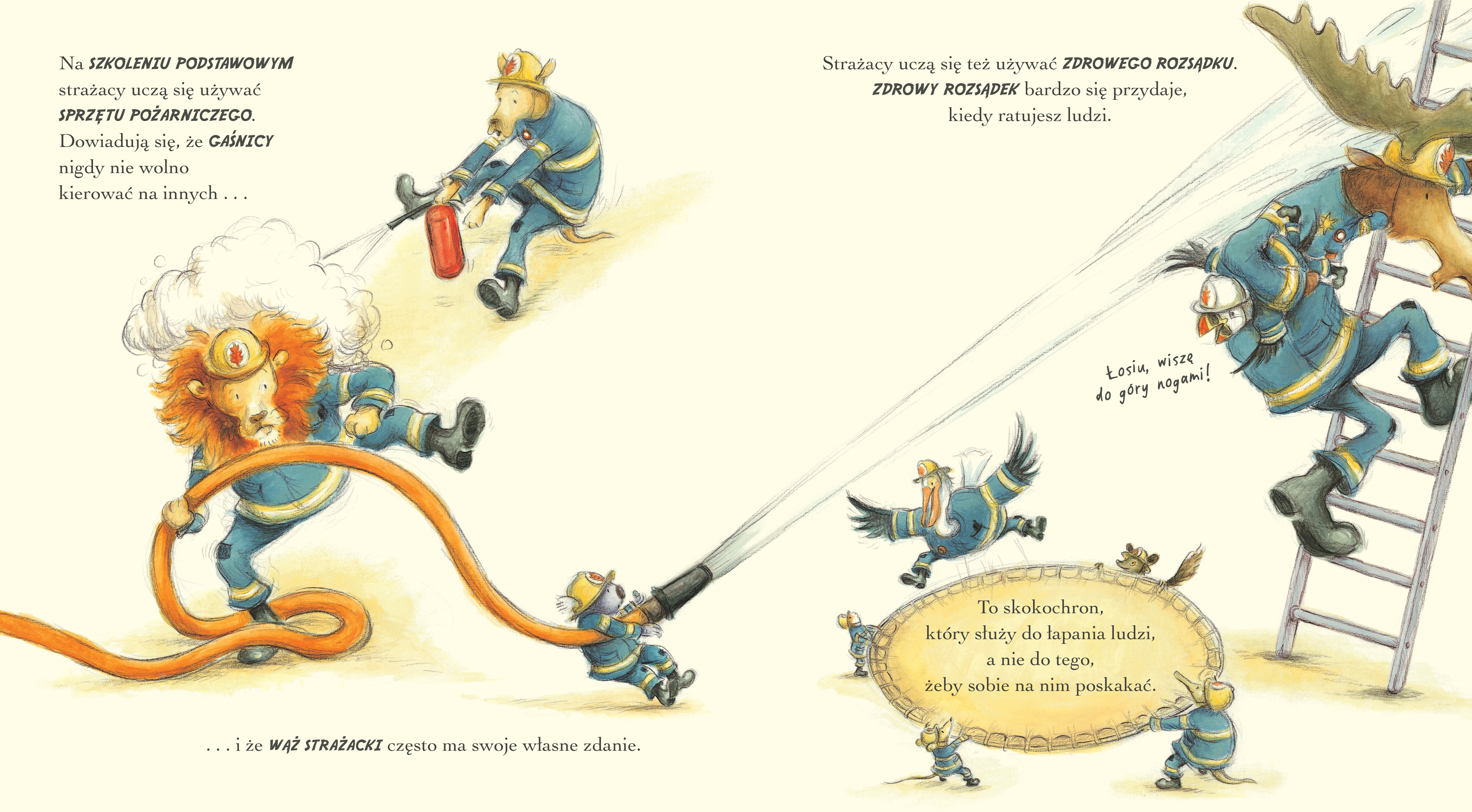 Dzień w Zwierzaczkowie: Strażacy przy pracy