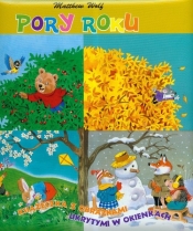 Pory roku Książeczka z obrazkami ukrytymi w okienkach
