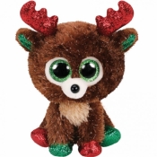Beanie Boos Fudge - świąteczny renifer 15 cm (36684)