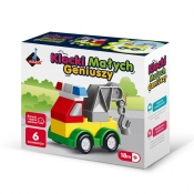 Klocki Małych Geniuszy, Dźwig dla malucha – 6 elementów
