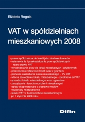 VAT w spółdzielniach mieszkaniowych 2008