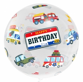Balon Aqua kryształowy, Happy Birthday pojazdy