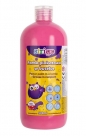 Farba plakatowa STRIGO w butelce, 500 ml różowa