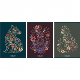 Zeszyt Herlitz Premium Florimals - A4/60K, kratka z marginesem