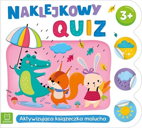 Naklejkowy quiz 3+ Aktywizująca książeczka malucha