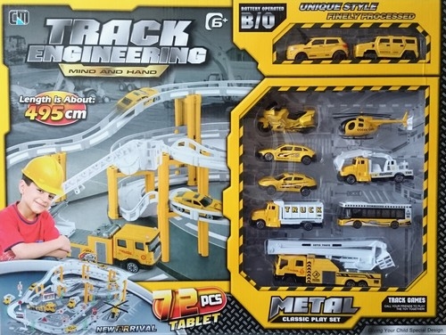 Tor samochodowy Track engineering 72 elementy