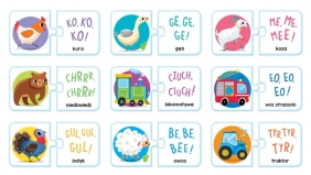 Mały miś to lubi! Zabawy logopedyczne. Puzzle + książeczka - Anna Podgórska
