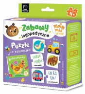 Mały miś to lubi! Zabawy logopedyczne. Puzzle + książeczka - Anna Podgórska