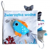 Zwierzątka wodne. Książeczka sensoryczna - Monika Ślizowska
