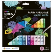 Kidea, Farby akrylowe - 24 kolory