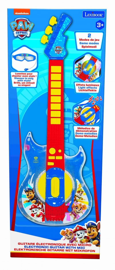 <img src='https://webimage.pl/pics/843/2/d3380743092843.jpg' style='height:440px' /> Gitara elektryczna Paw Patrol Lexibook K260PA