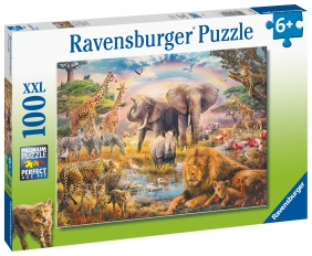 Ravensburger, Puzzle XXL 100: Dzikie zwierzęta (13284)