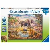 Ravensburger, Puzzle XXL 100: Dzikie zwierzęta (13284)
