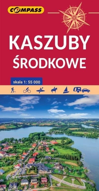 Mapa turystyczna - Kaszuby Środkowe 1:55 000