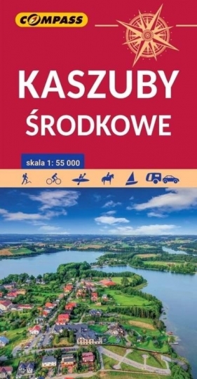 Mapa turystyczna - Kaszuby Środkowe 1:55 000 - Opracowanie zbiorowe