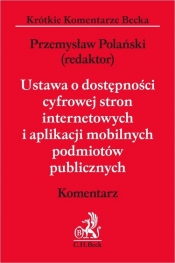 Ustawa o dostępności cyfrowej stron internetowych i aplikacji mobilnych podmiotów publicznych. Komentarz