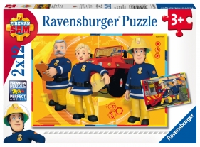 Ravensburger, Puzzle 2w1: Strażak Sam w akcji (075843)