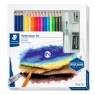 Zestaw Design Journey: kredki akwarelowe, 3x ołówek, gumka, temperówka, blender (61 14610C)