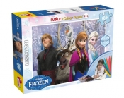 Puzzle dwustronne 108 Kraina Lodu + 8 flamastrów (46843) - <br />