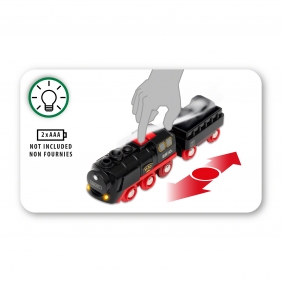 Brio Trains & Vehicles: Kolejka z Parą na Baterie (63388400)