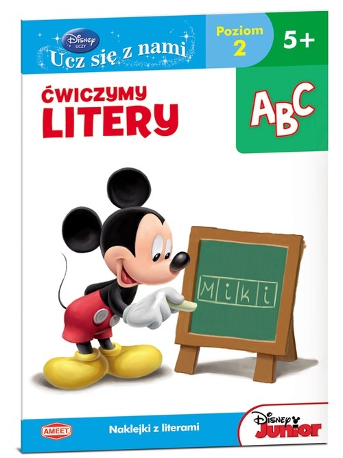 Disney Ucz się z nami Klub Przyjaciół Myszki Miki Ćwiczymy litery