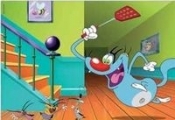 Puzzle dwustronne 2w1 supermaxi 108 Oggy i karaluchy (304-52844)