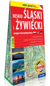 Beskid Śląski i Żywiecki papierowa mapa turystyczna 1:50 000 - Opracowanie zbiorowe