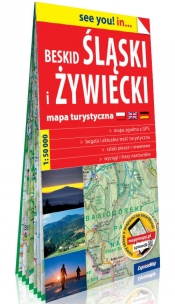 Beskid Śląski i Żywiecki papierowa mapa turystyczna 1:50 000 - Opracowanie zbiorowe