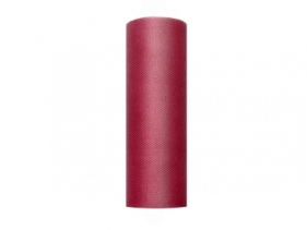 Tiul gładki bordo 0,15x9m
