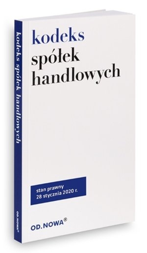 Kodeks spółek handlowych (styczeń 2020)