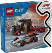 LEGO City Ciężarówka F1 z bolidem Audi F1 60493