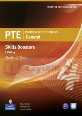 PTE General Skills Booster 4 SB with CD - Susan Davies, Ellis Martyn