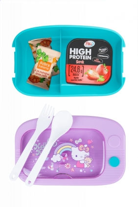 Coolpack, Śniadaniówka MIL 1000 ml Hello Kitty Pink 1 - Pink/Blue (10968PTR)