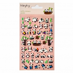 Naklejki wypukłe - Pandy (21845)